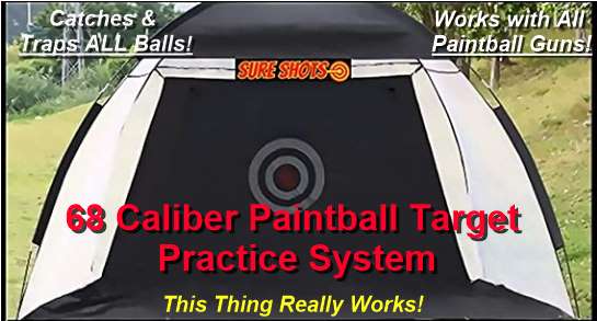 68 Caliber Paintball Target Practice System